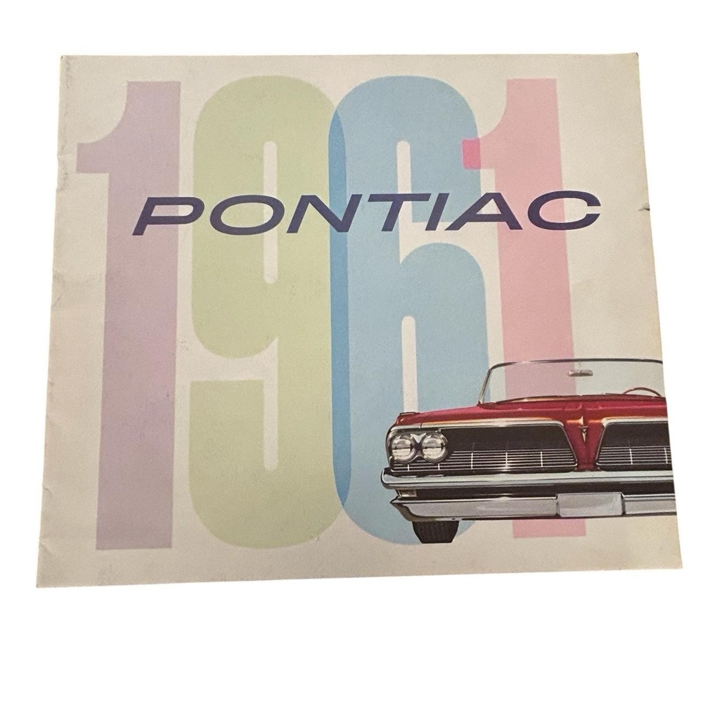 1961 Pontiac Original Sales Brochure‎ Bonneville Catalina Ventura Star Chief